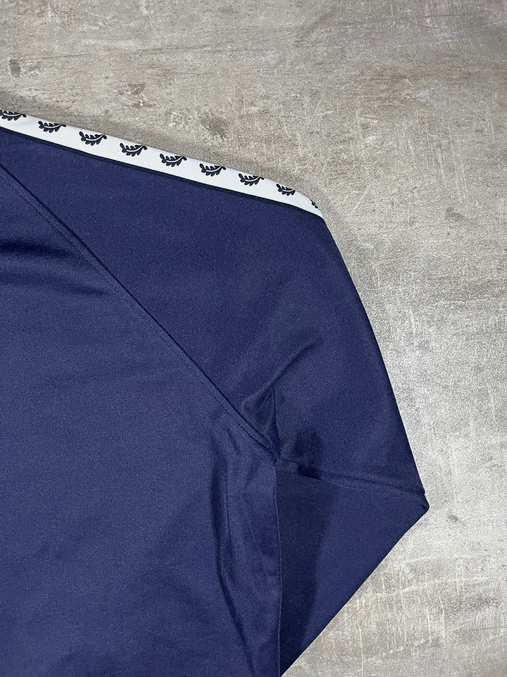 Fred Perry Vintage Trainingsjacke Taped Dunkelblau L