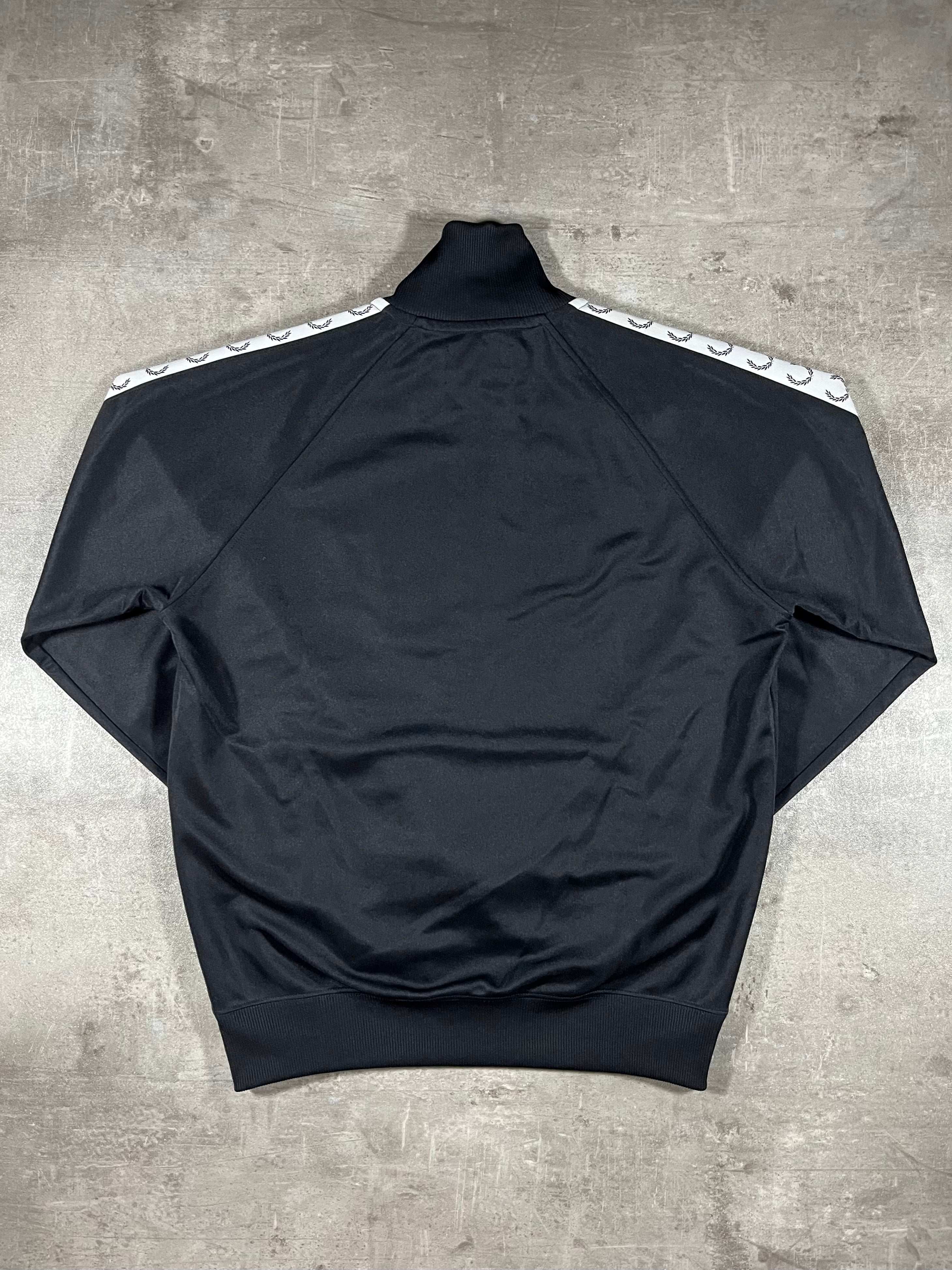 Fred Perry Trainingsjacke Taped Schwarz M