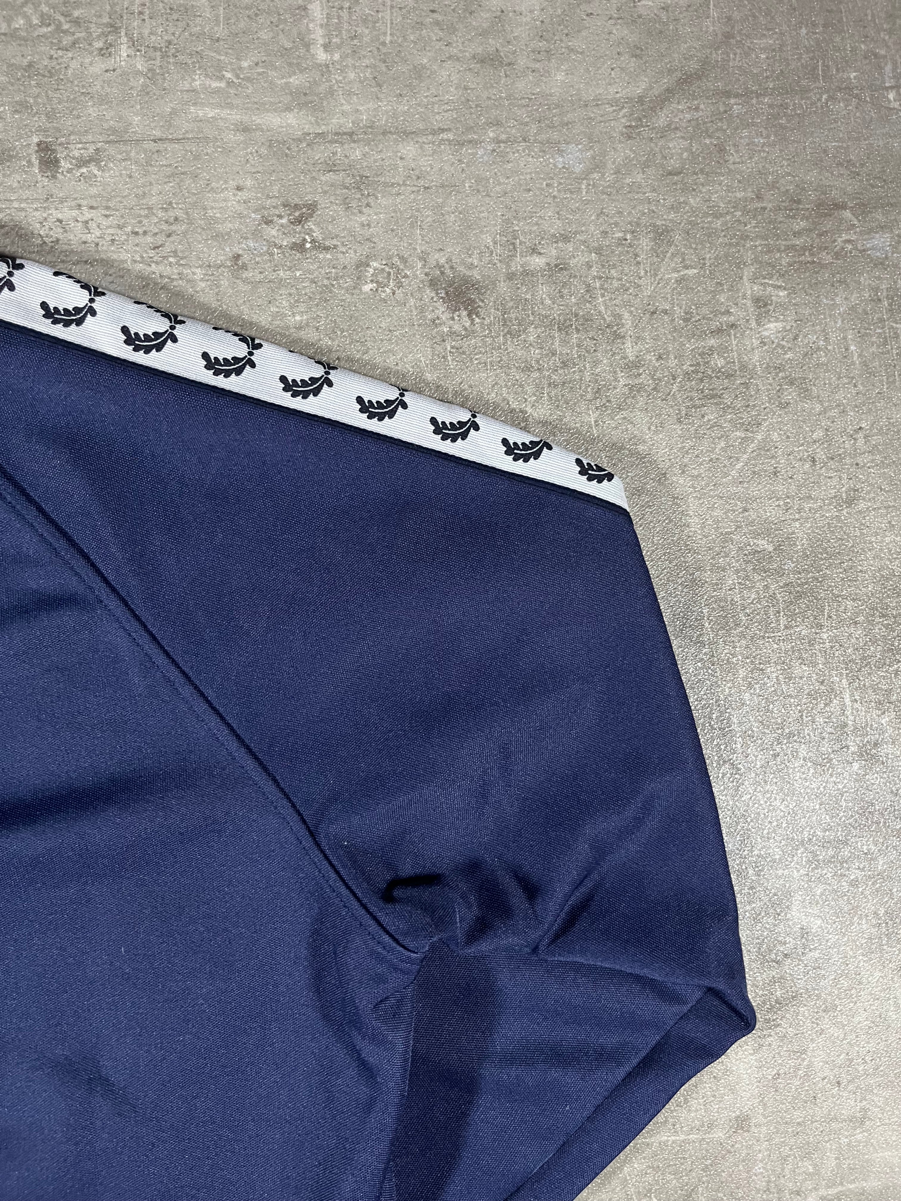 Fred Perry Vintage Trainingsjacke Taped Dunkelblau S