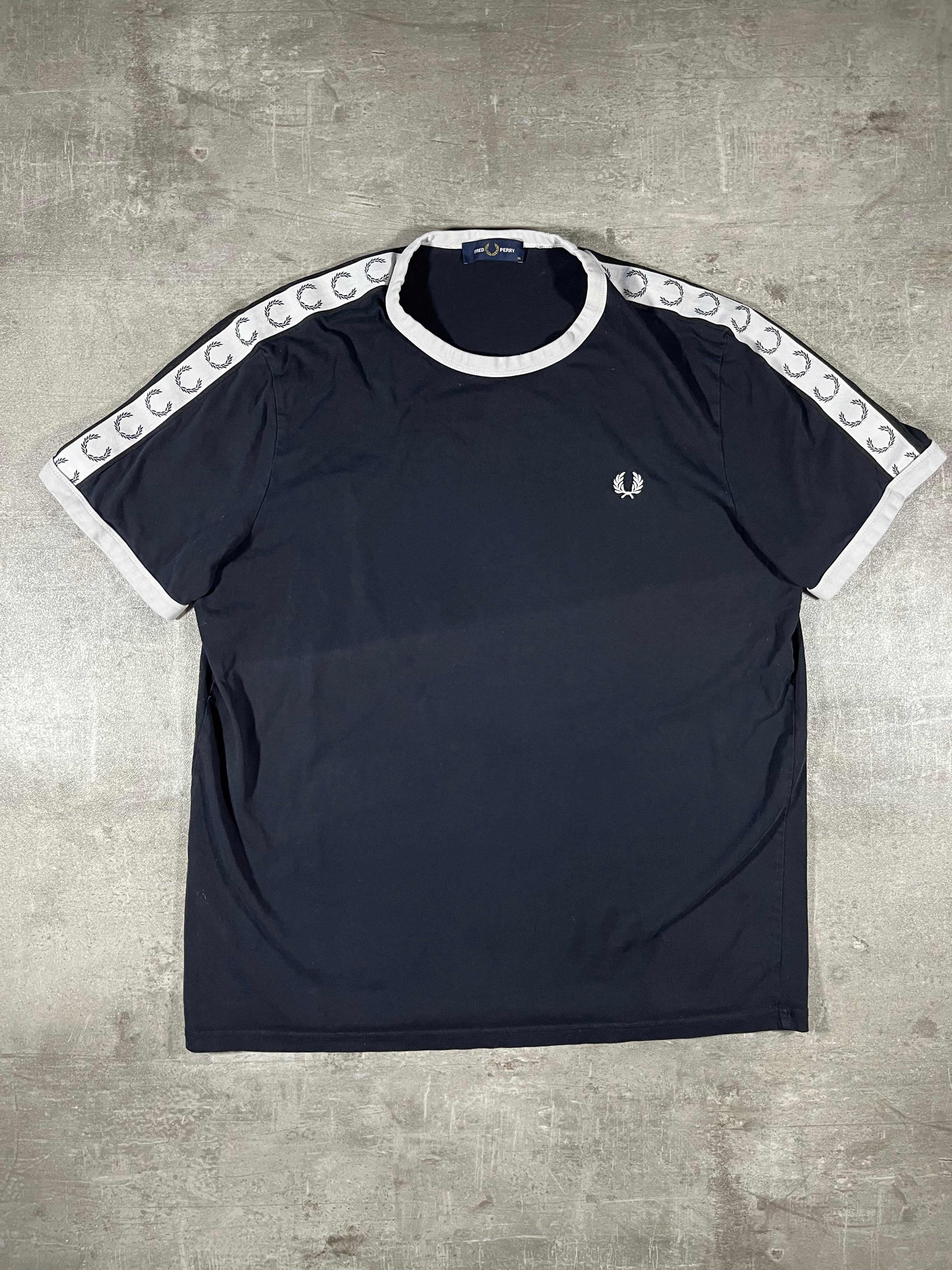 Fred Perry T-shirt Schwarz XL