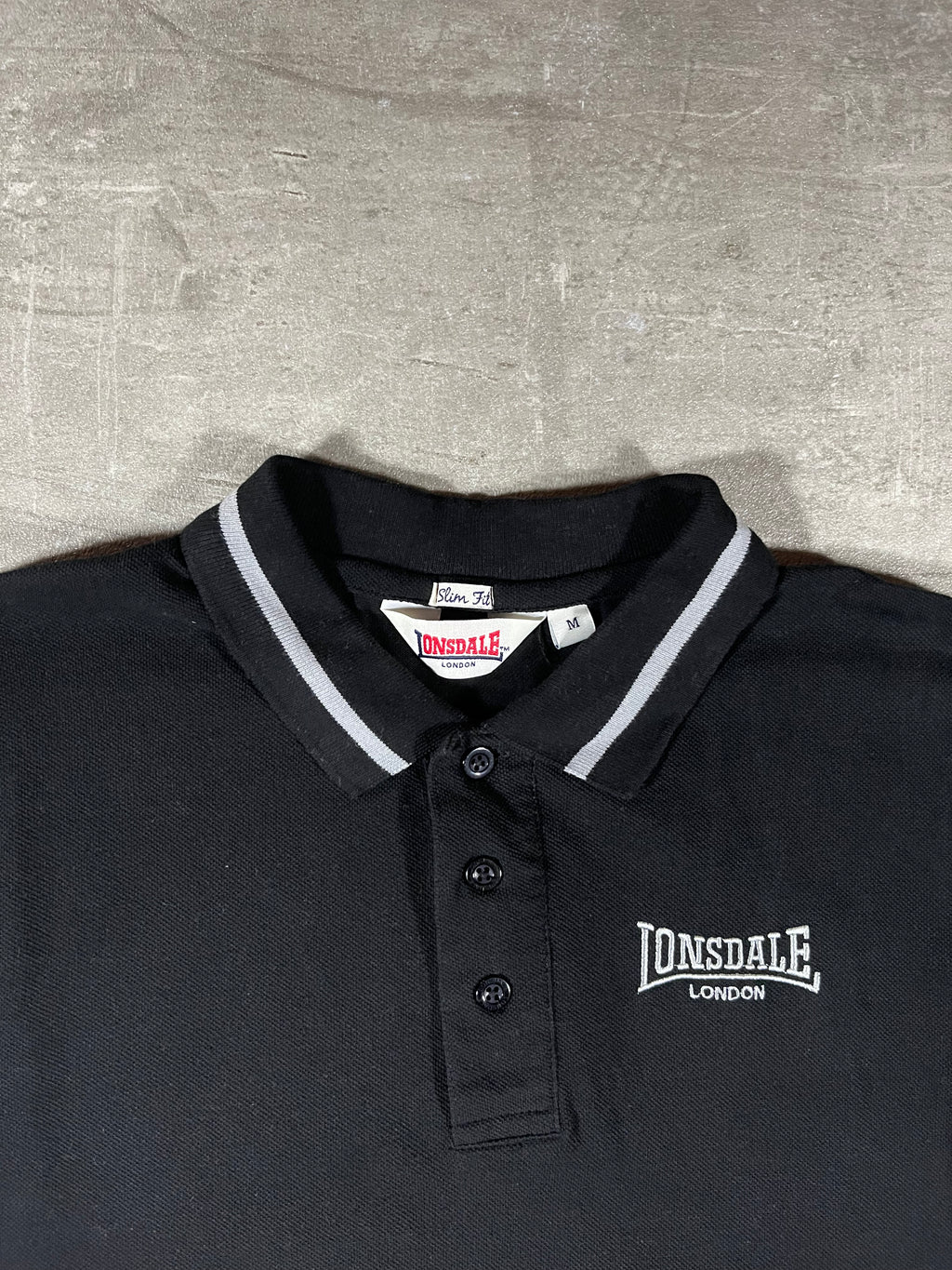 Lonsdale Poloshirt Schwarz M