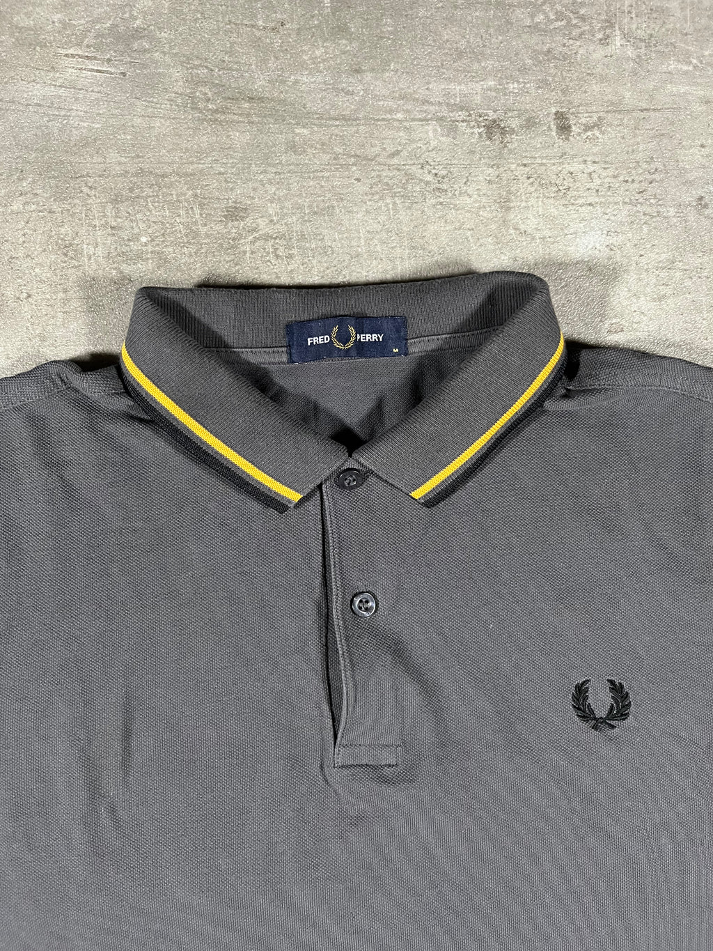 Fred Perry Poloshirt Grau M