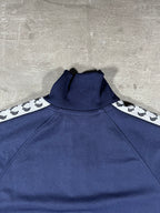 Fred Perry Vintage Trainingsjacke Taped Dunkelblau S