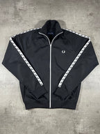 Fred Perry Trainingsjacke Taped Schwarz M