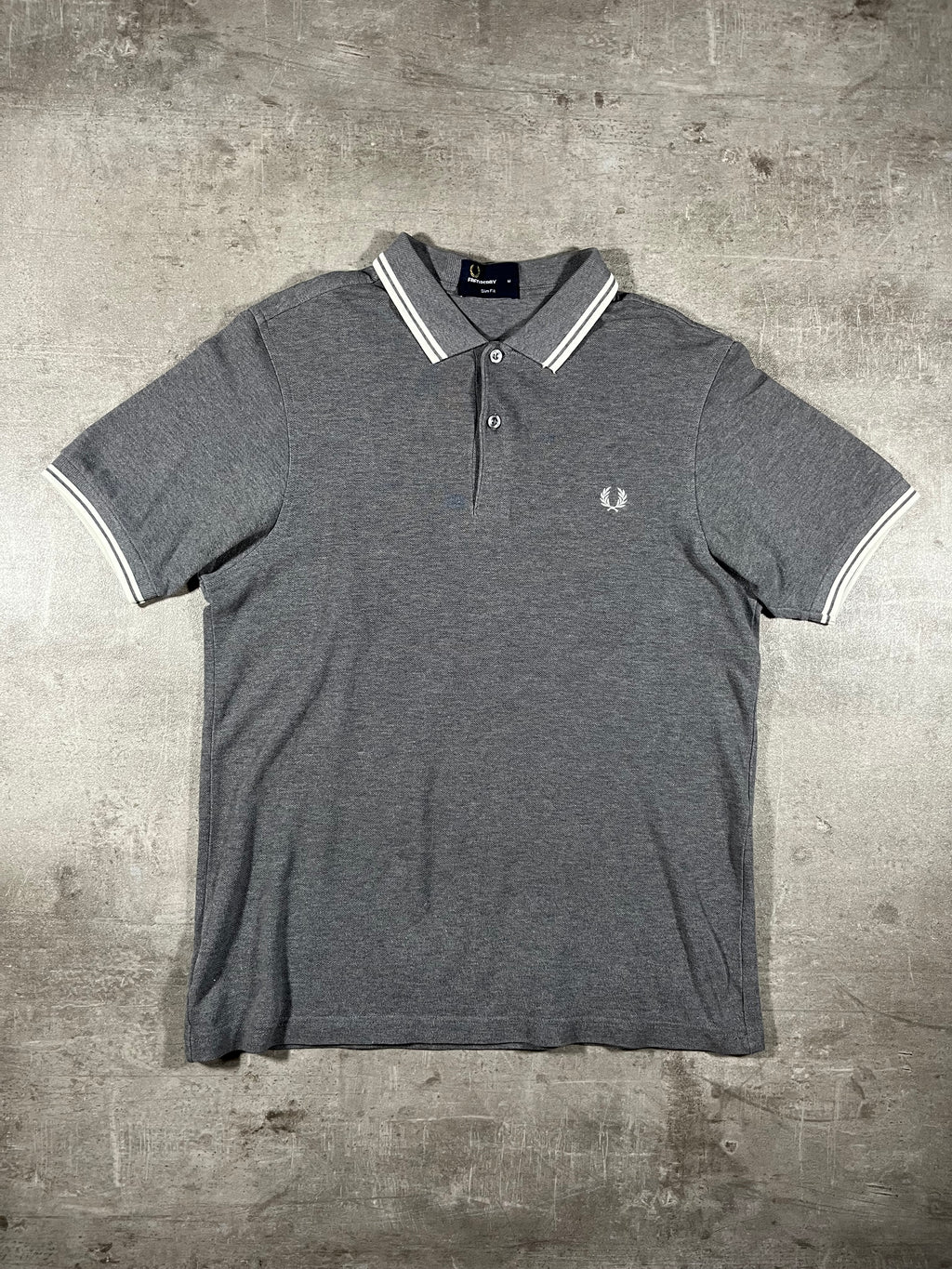 Fred Perry Poloshirt Grau M