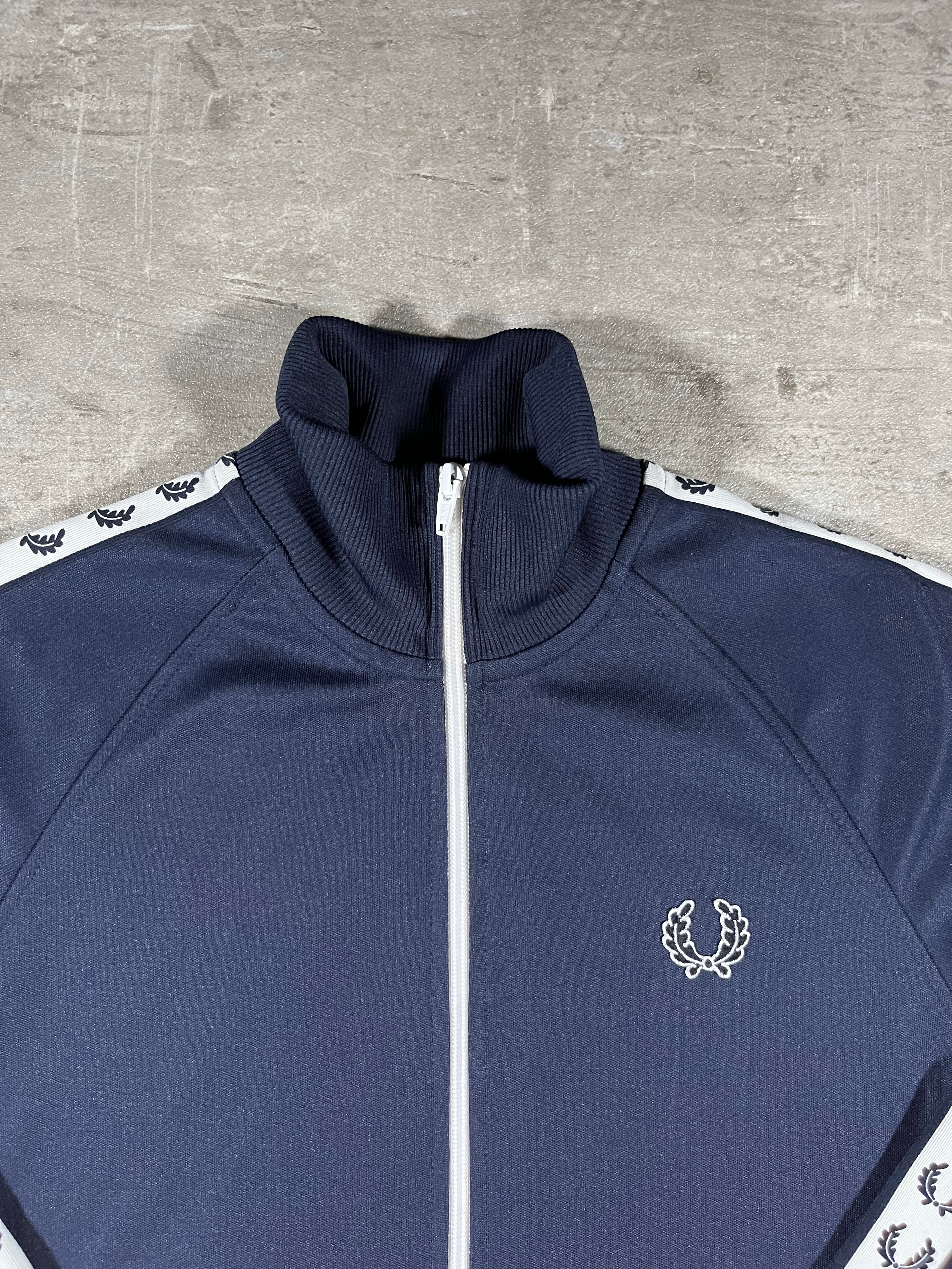 Fred Perry Trainingsjacke Taped Dunkelblau S