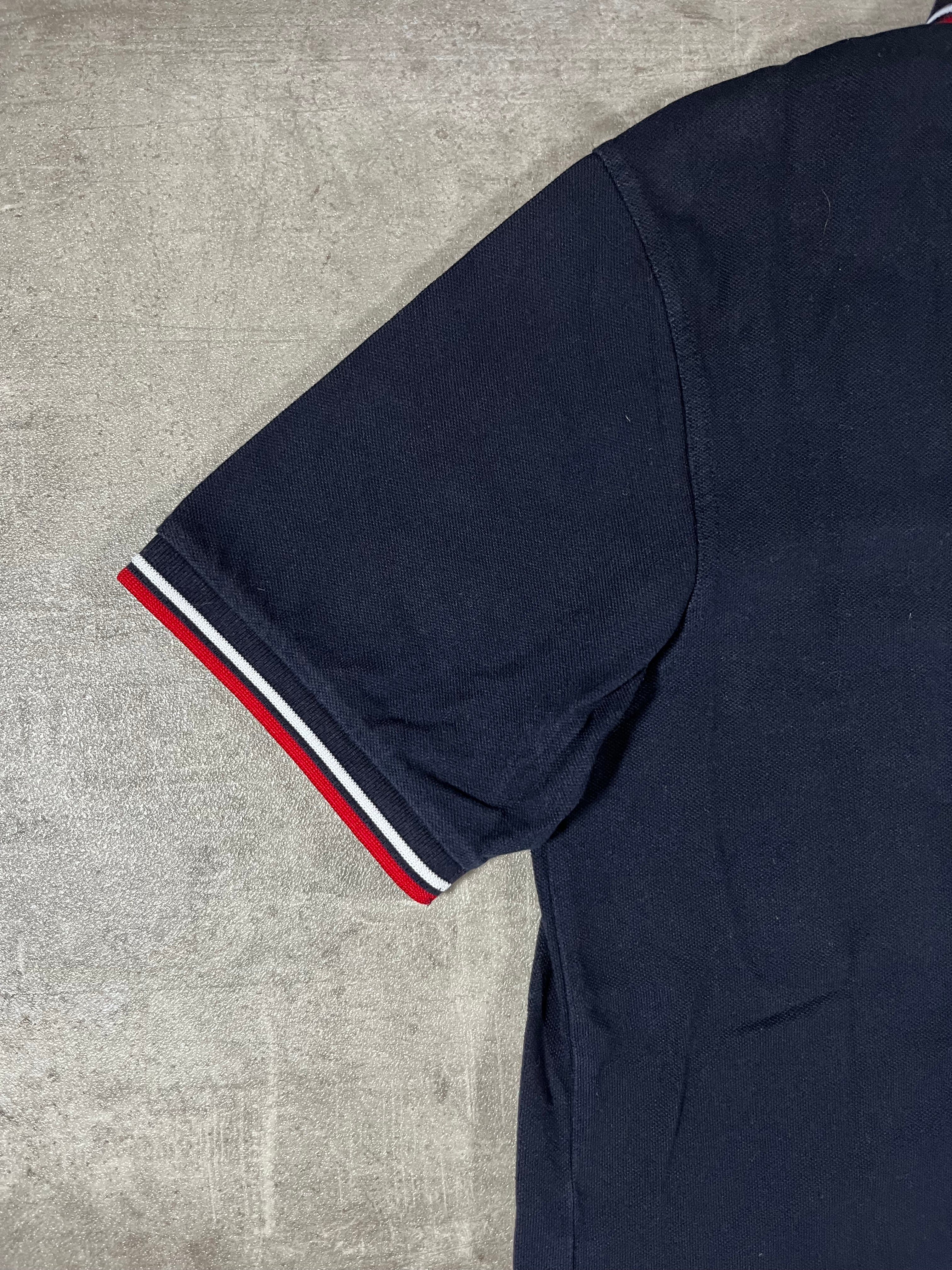 Fred Perry Poloshirt Schwarz/ Weiß/ Rot XL