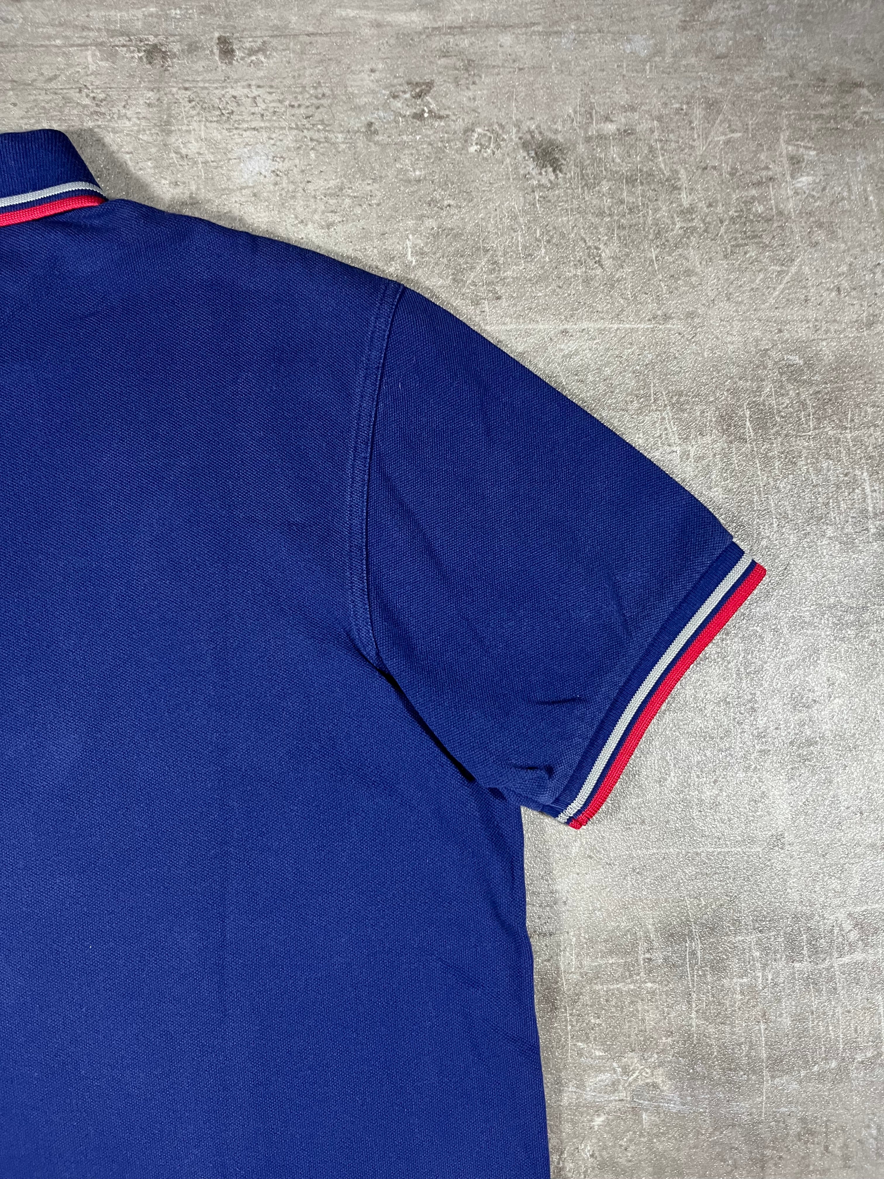 Fred Perry Poloshirt Blau/ Grau/ Rot M