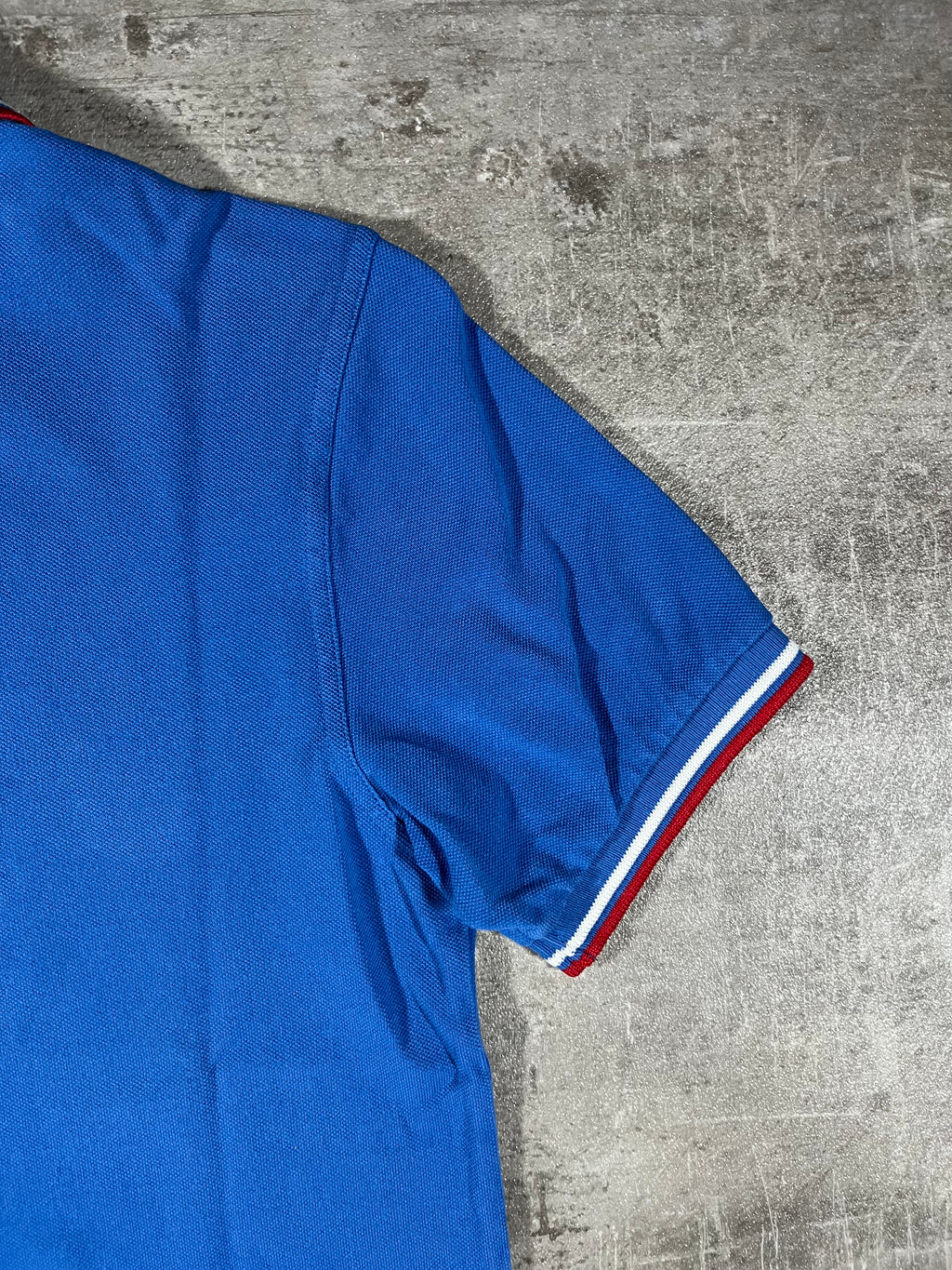 Fred Perry Poloshirt Blau/ Weiß/ Rot XS