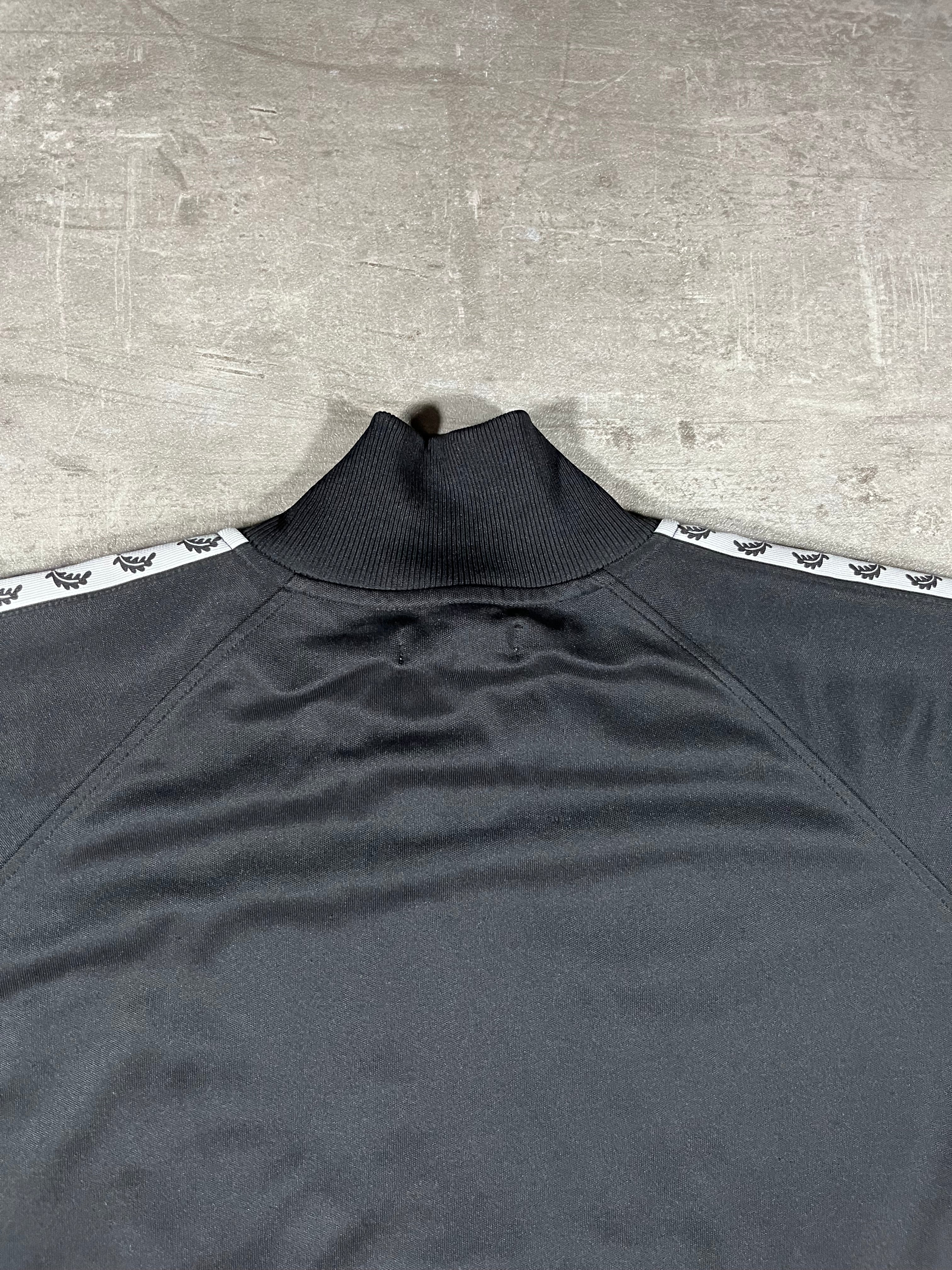 Fred Perry Trainingsjacke Taped Schwarz XXL
