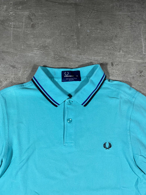 Fred Perry Poloshirt Hellblau M