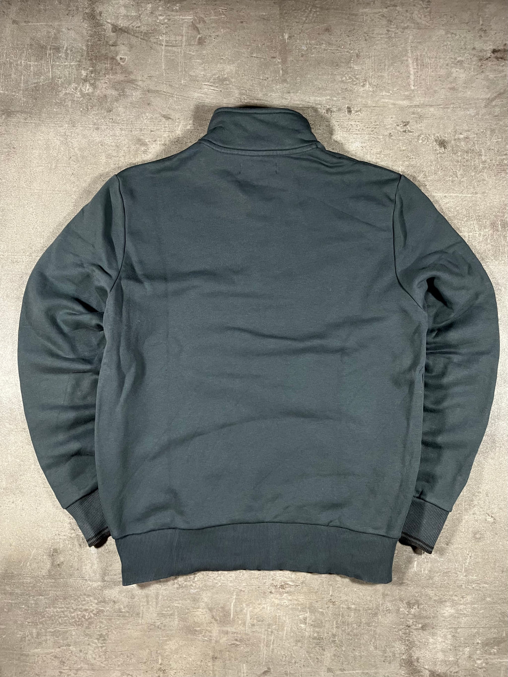 Fred Perry Half-Zip Grau/ Blau M