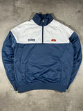 ellesse Half-Zip Blau/ Weiß L