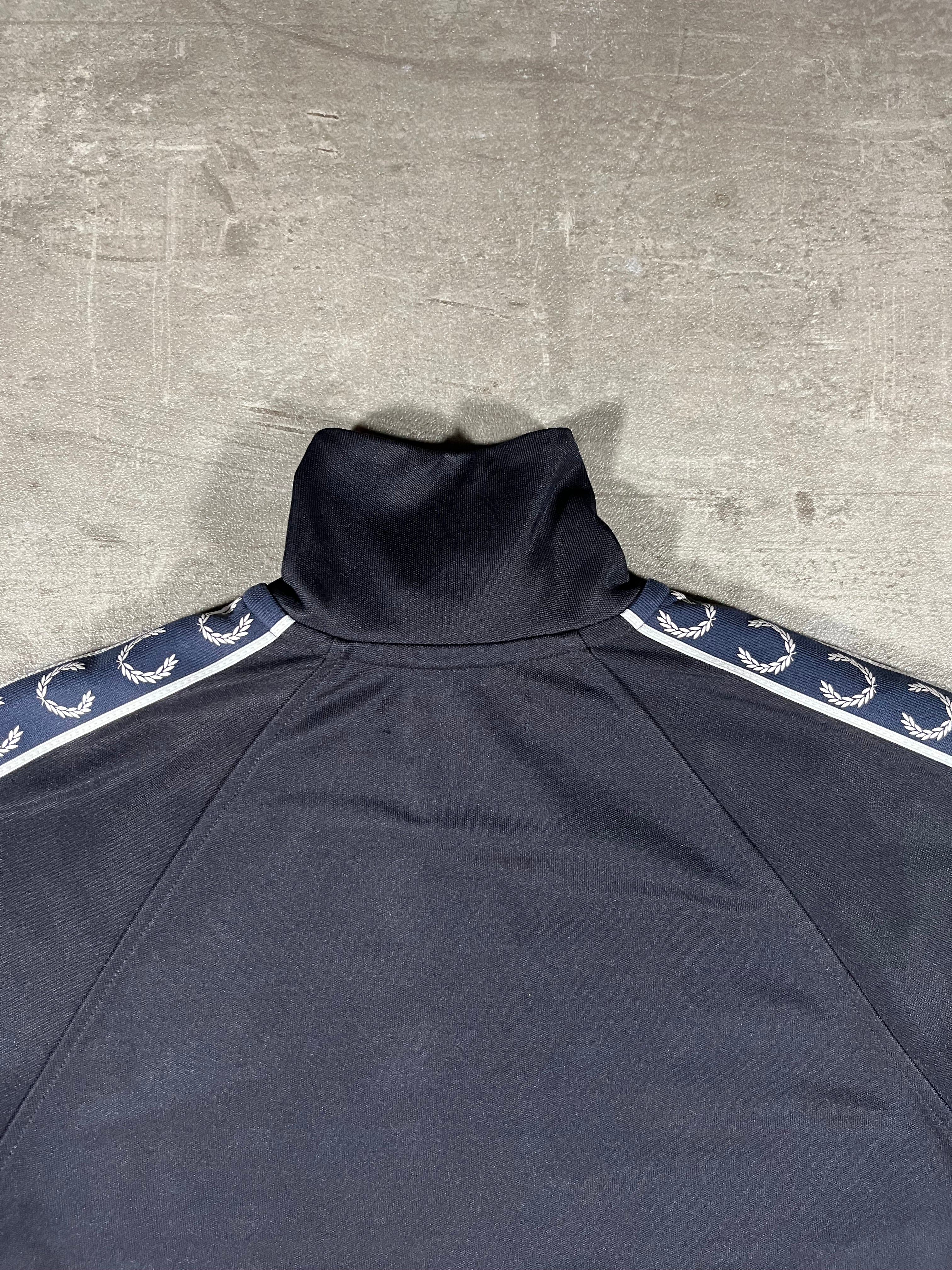 Fred Perry Trainingsjacke Taped Schwarz S