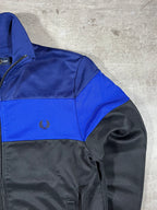 Fred Perry Trainingsjacke Schwarz/ Blau M