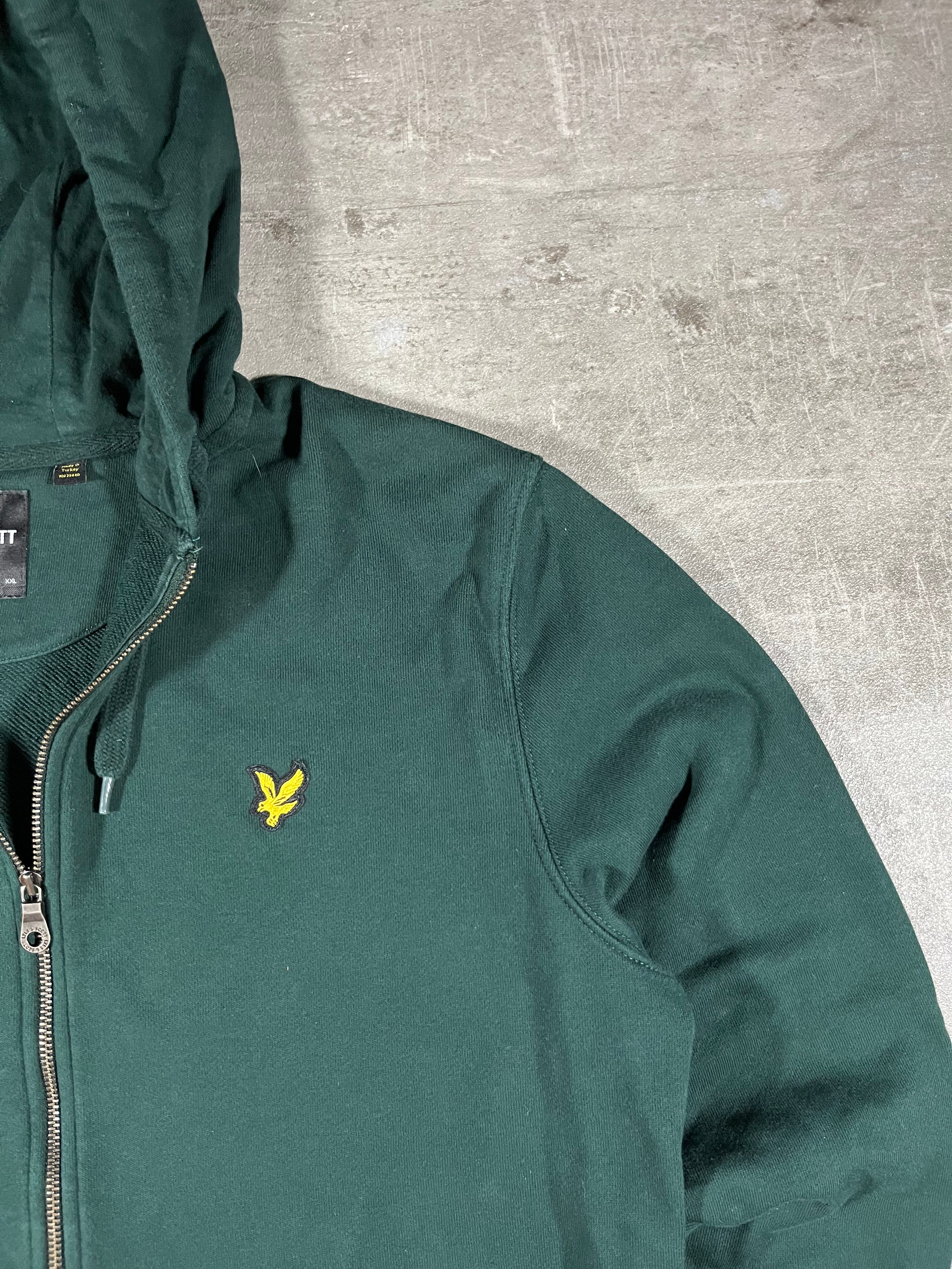 Lyle & Scott Zip-Pullover Olivgrün L