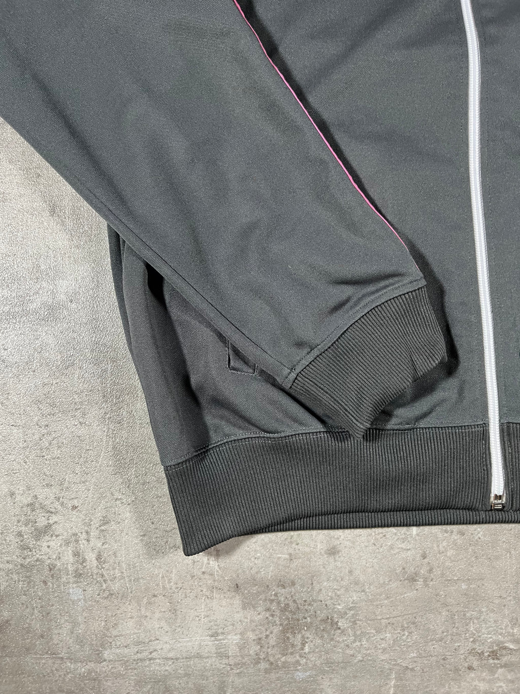 Fred Perry Vintage Trainingsjacke Taped Grau/ Pink M