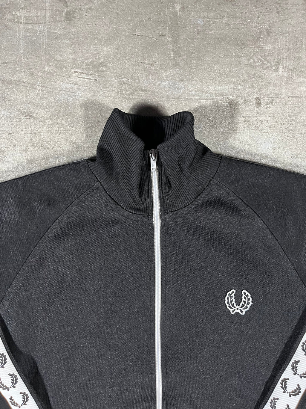 Fred Perry Trainingsjacke Schwarz S