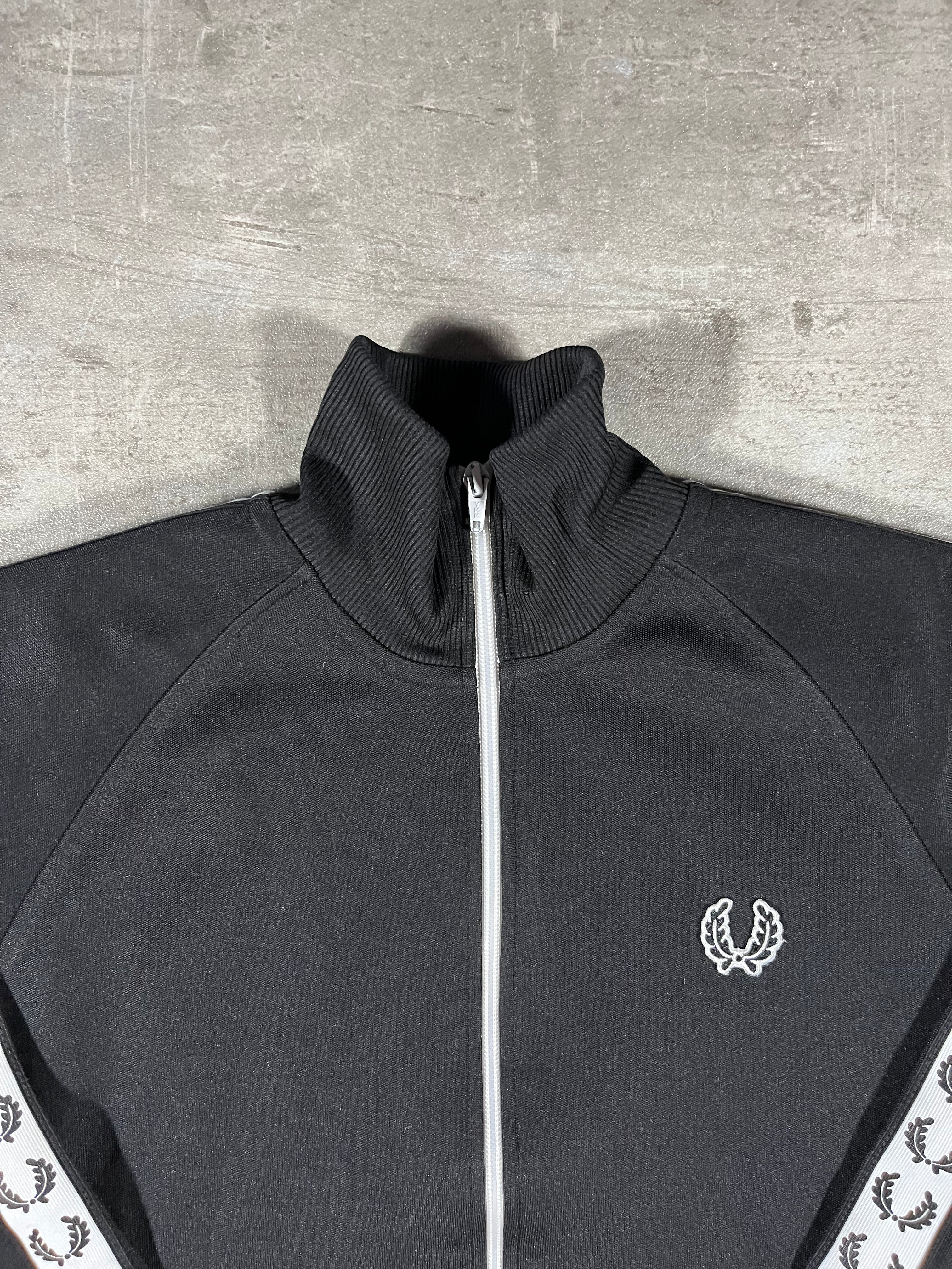 Fred Perry Trainingsjacke Schwarz S