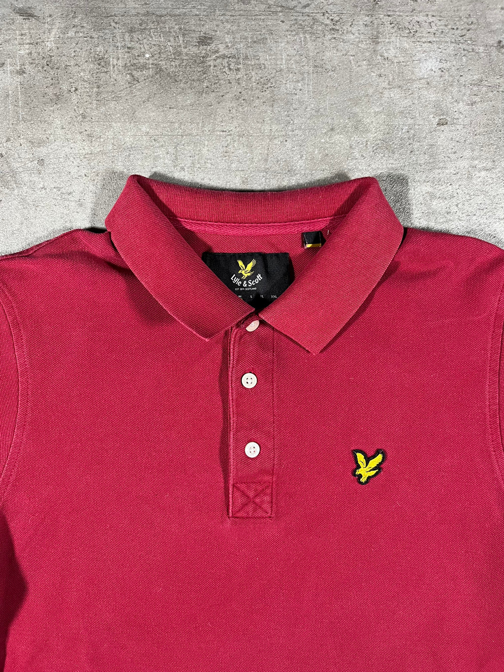 Lyle & Scott Poloshirt Rot M