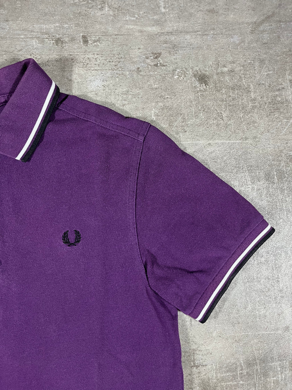 Fred Perry Poloshirt Lila S
