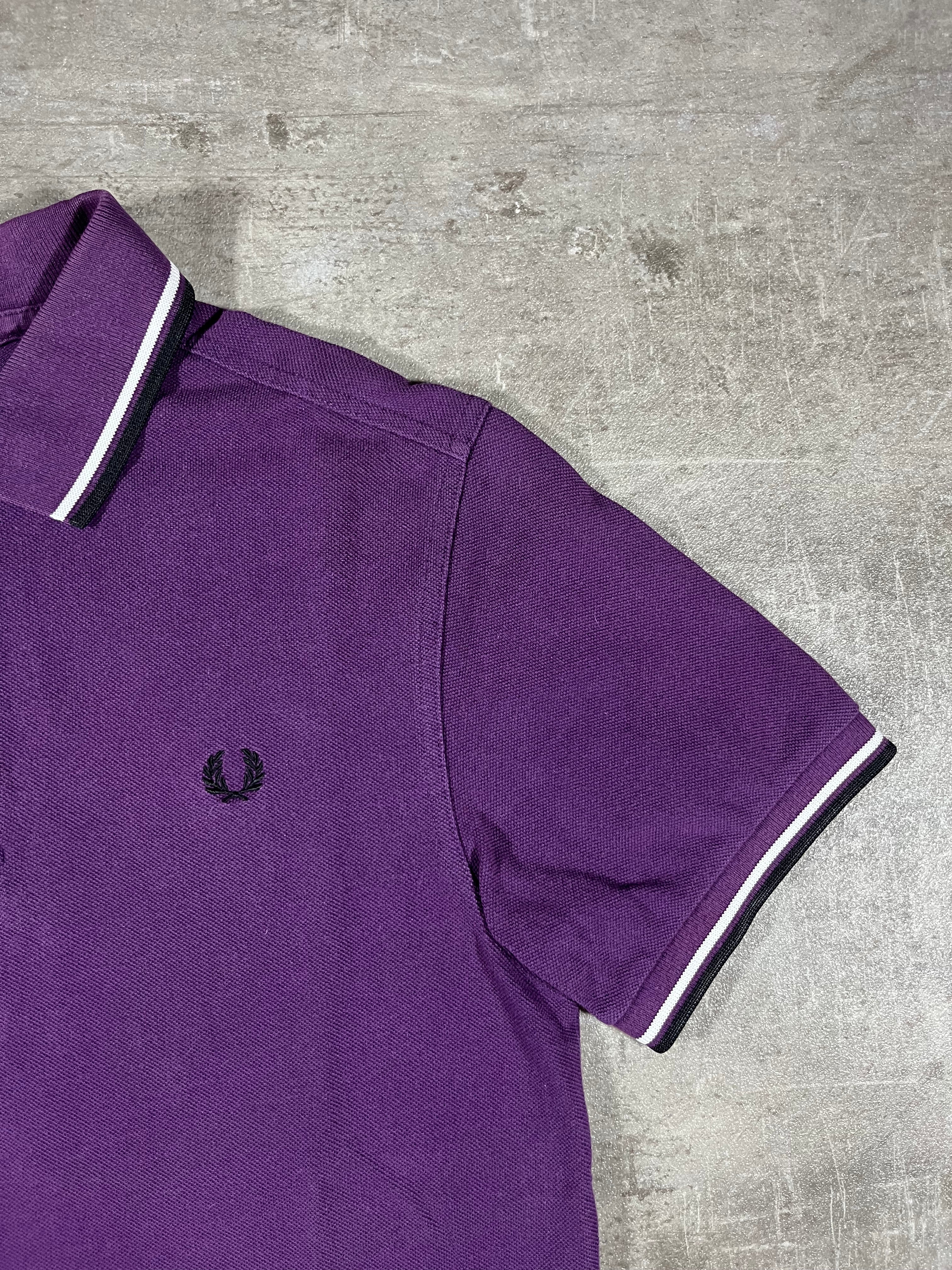 Fred Perry Poloshirt Lila S