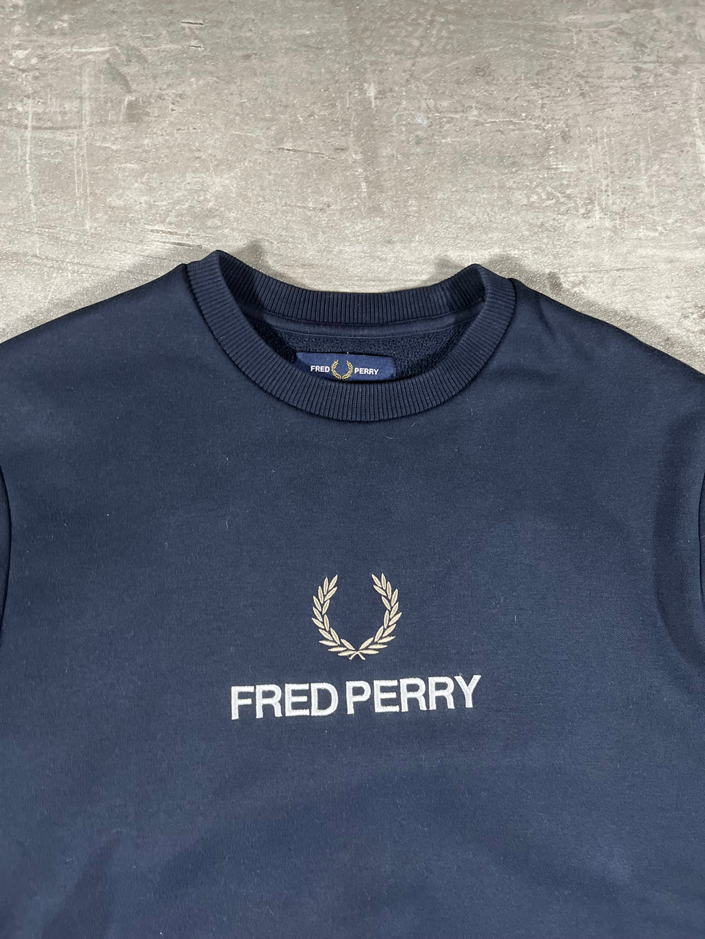 Fred Perry Sweater Schwarz S