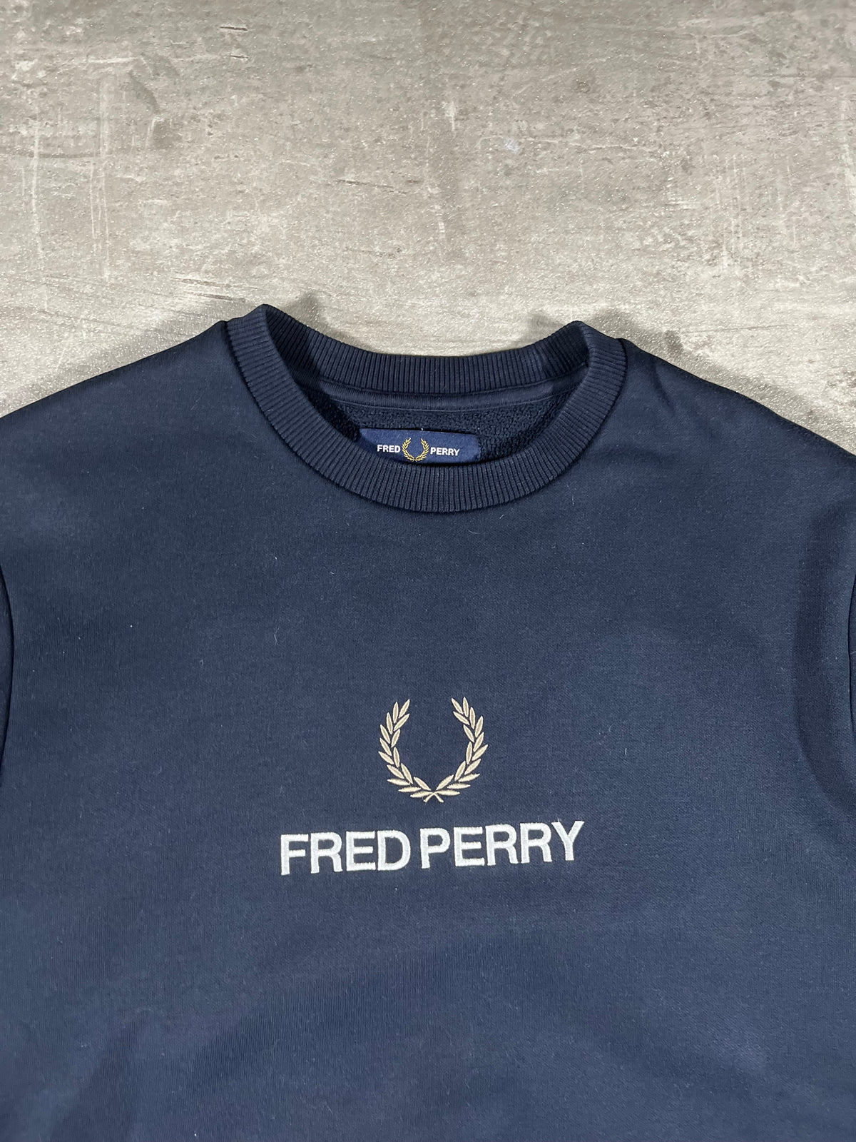 Fred Perry Sweater Schwarz S