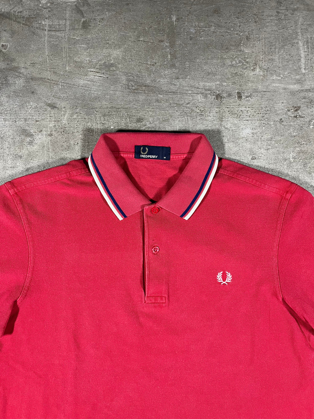 Fred Perry Poloshirt Rot M