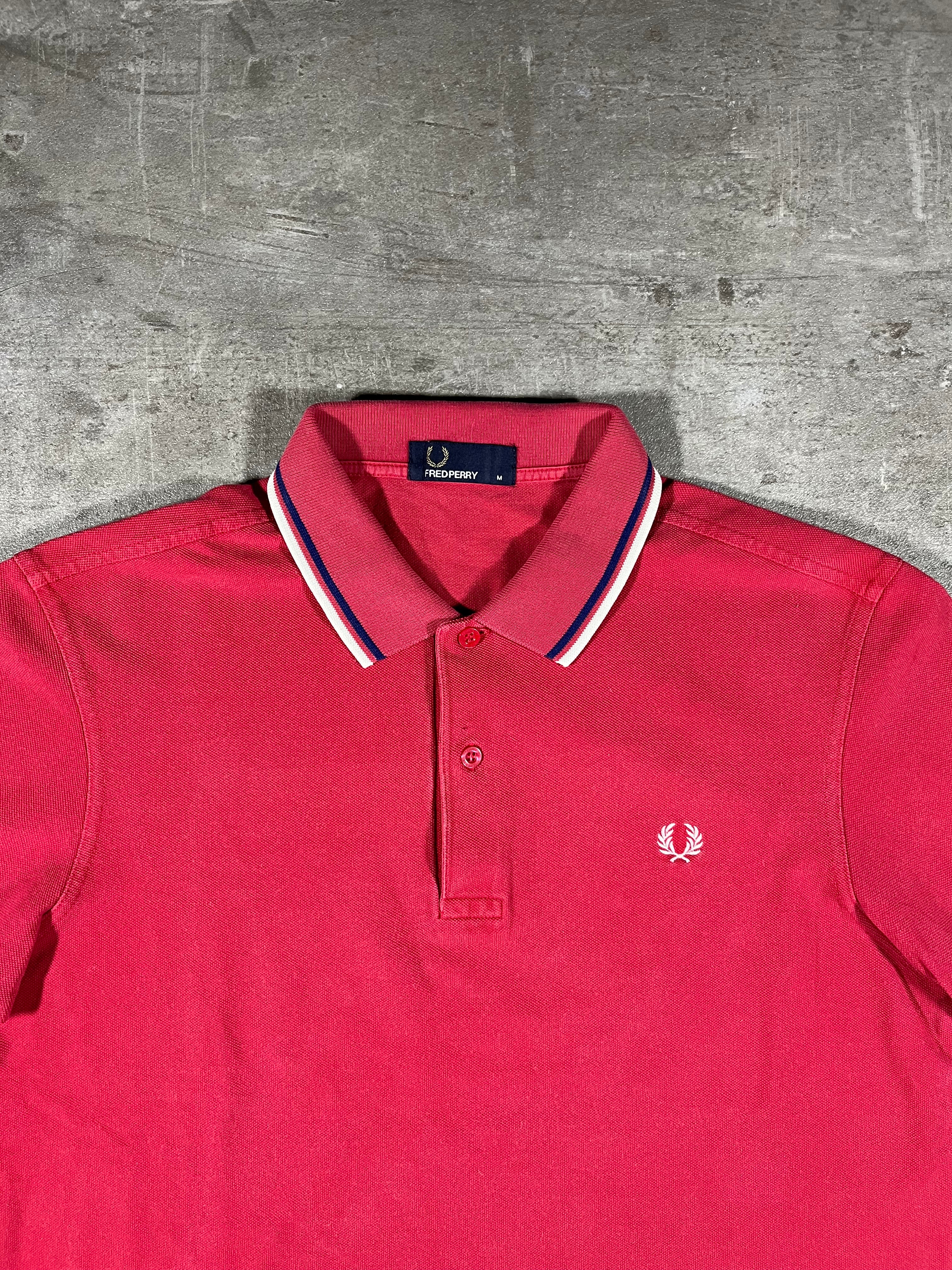 Fred Perry Poloshirt Rot M