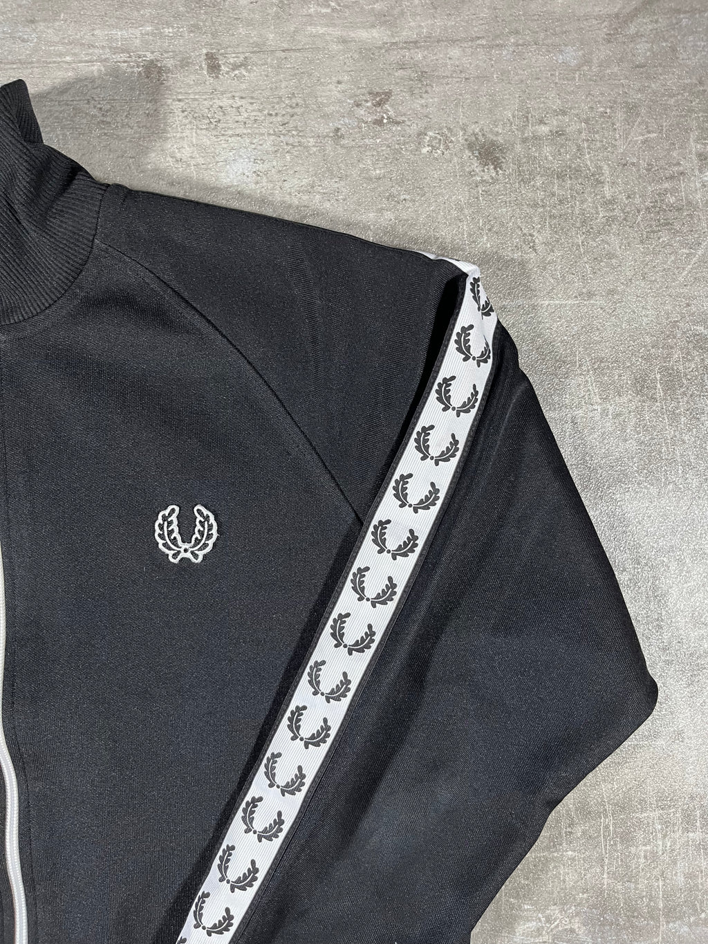 Fred Perry Trainingsjacke Schwarz S