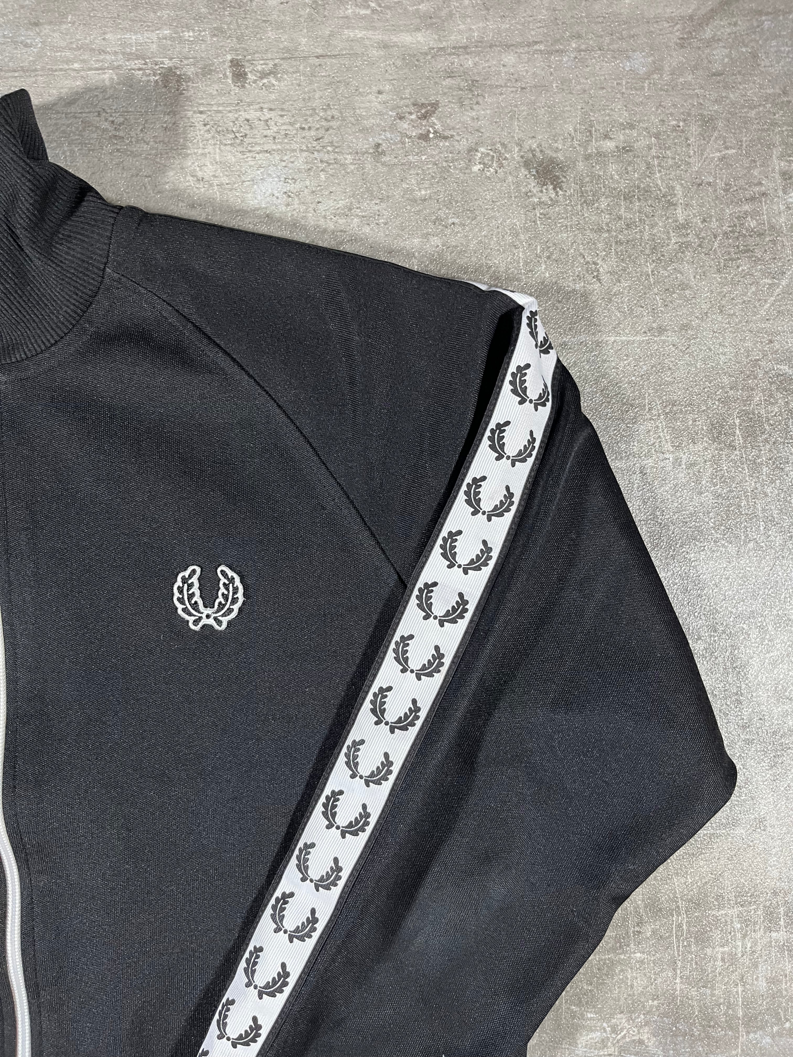 Fred Perry Trainingsjacke Schwarz S