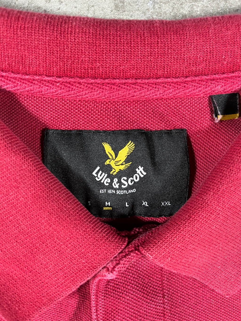 Lyle & Scott Poloshirt Rot M