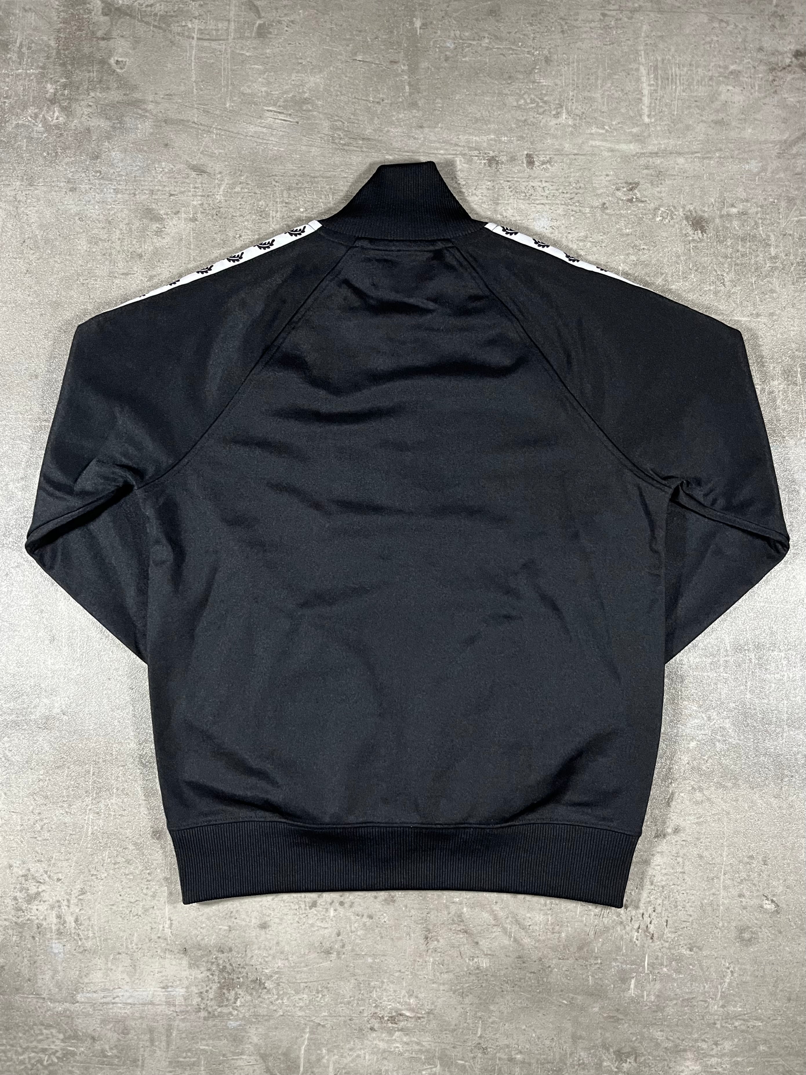 Fred Perry Trainingsjacke Taped Schwarz S Damen