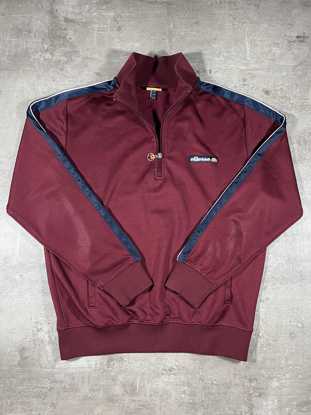 ellesse Half-Zip Bordeaux M
