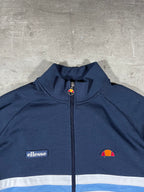 ellesse Rimini Trainingsjacke Schwarz/ Hellblau XL