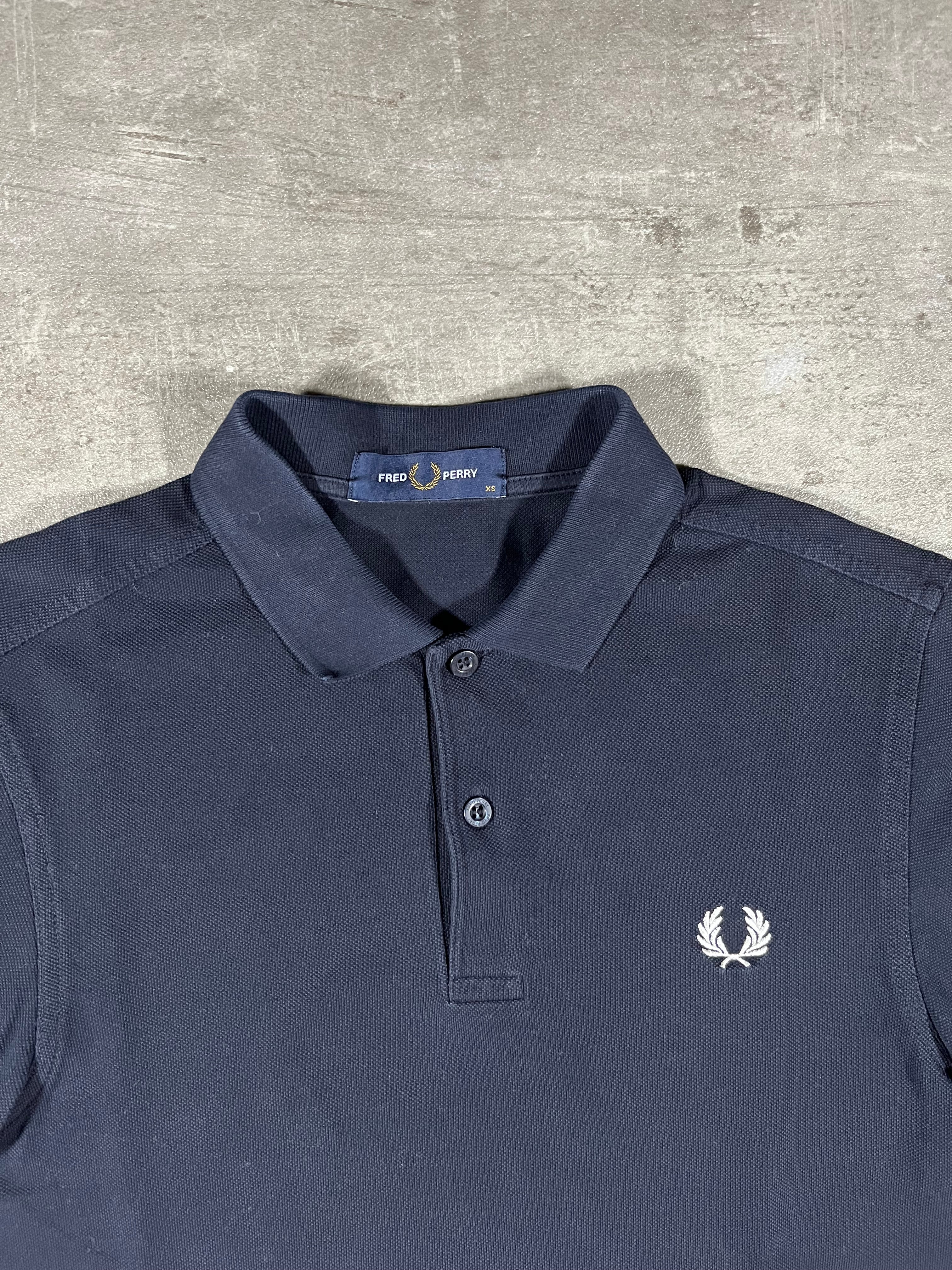 Fred Perry Poloshirt Schwarz XS
