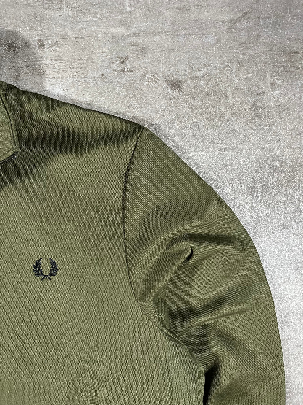 Fred Perry Trainingsjacke Olivgrün L