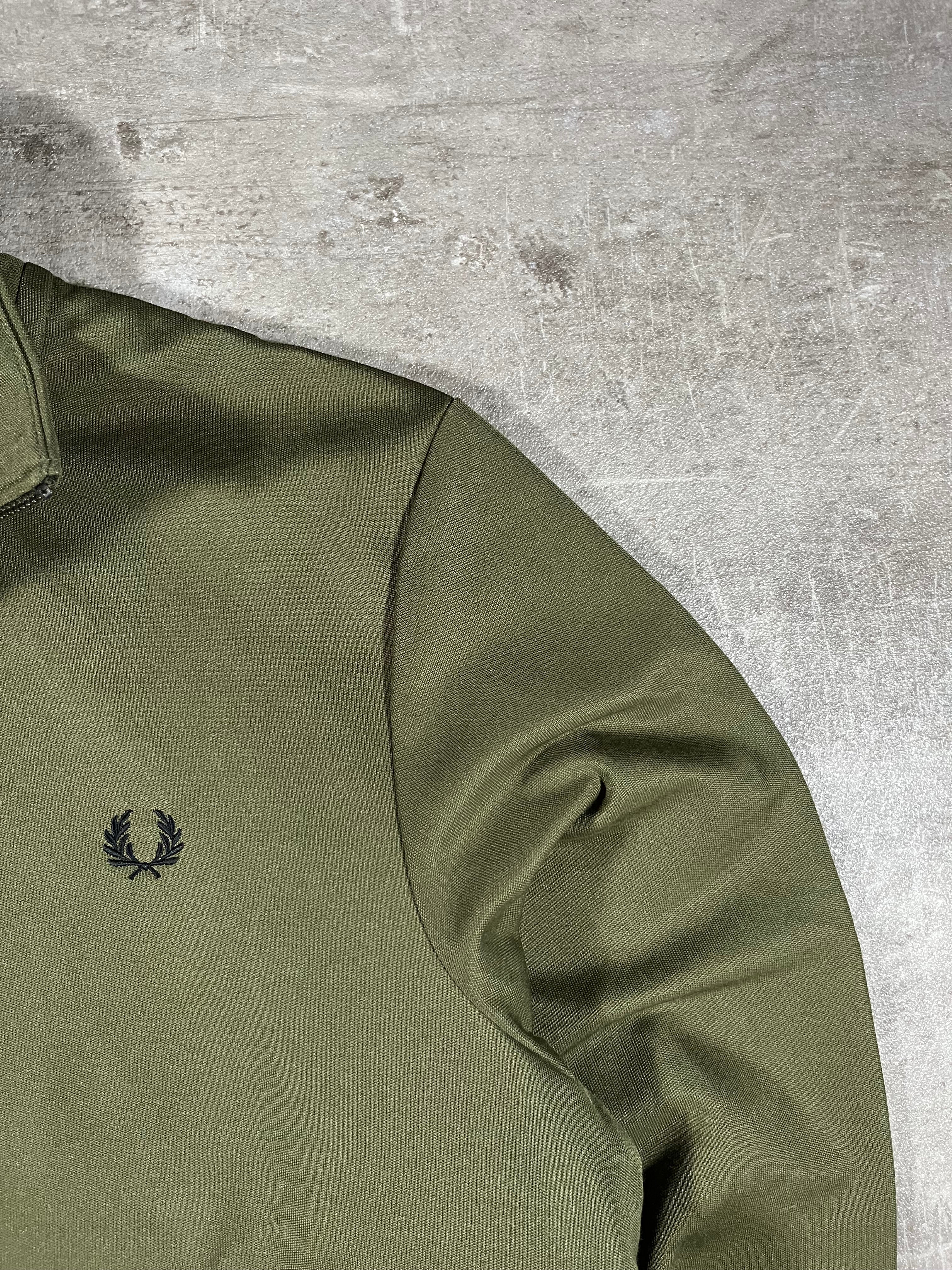 Fred Perry Trainingsjacke Olivgrün L