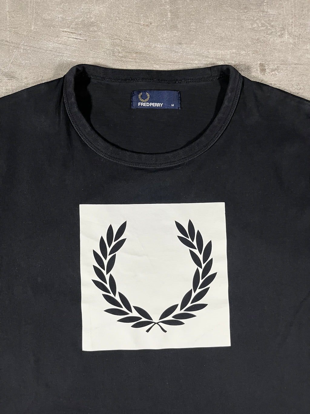 Fred Perry T-shirt Schwarz M