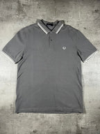 Fred Perry Poloshirt Grau L