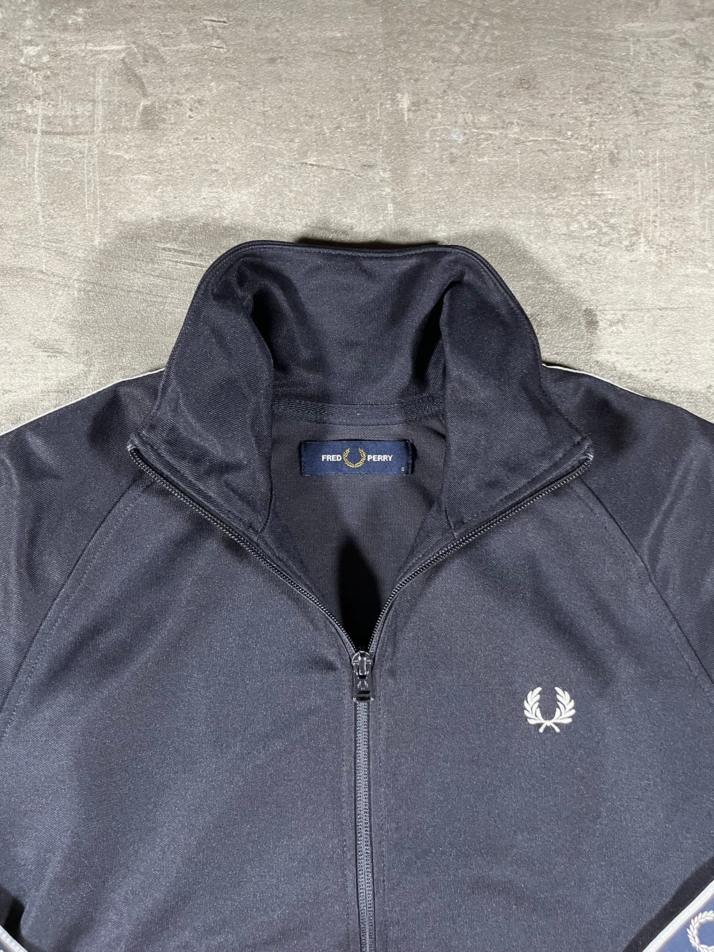 Fred Perry Trainingsjacke Taped Schwarz S