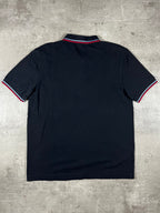 Fred Perry Poloshirt Schwarz/ Hellblau/ Rot M