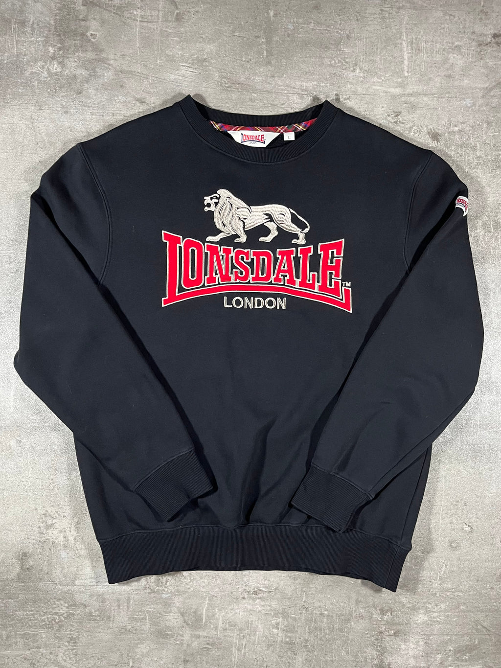 Lonsdale Sweater Schwarz L