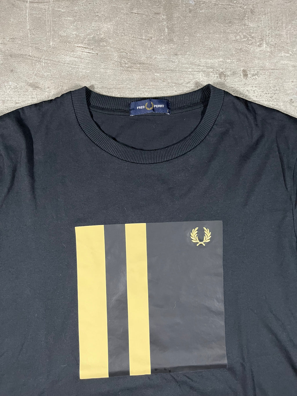 Fred Perry T-shirt Schwarz L