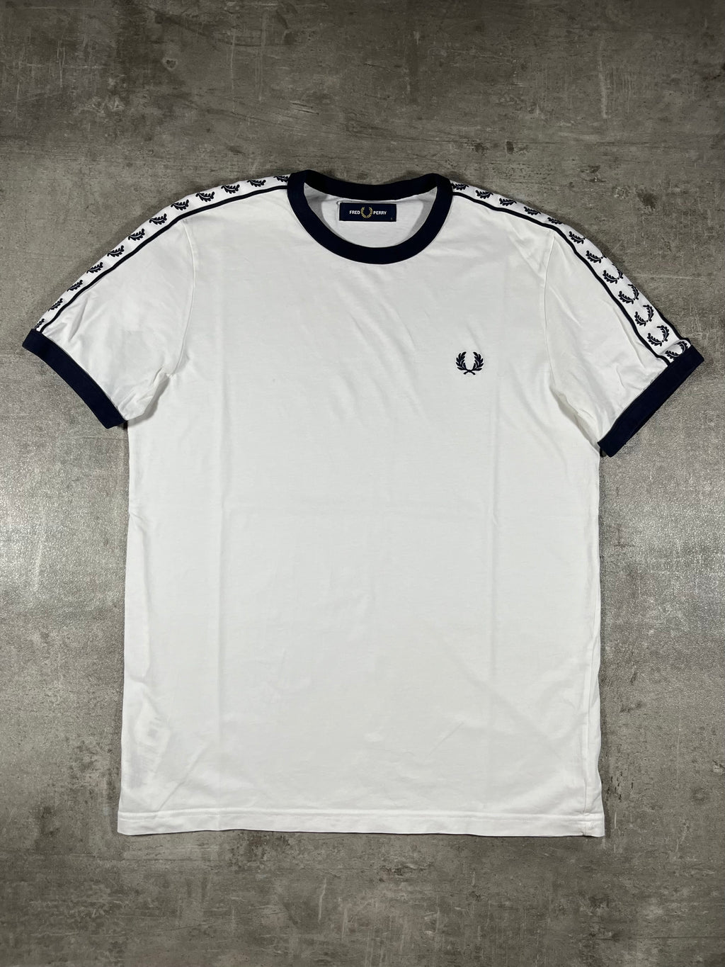 Fred Perry T-shirt Taped Weiß S