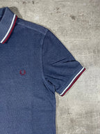 Fred Perry Poloshirt Blau/ Weiß/ Rot S
