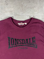 Lonsdale T-shirt Bordeaux L
