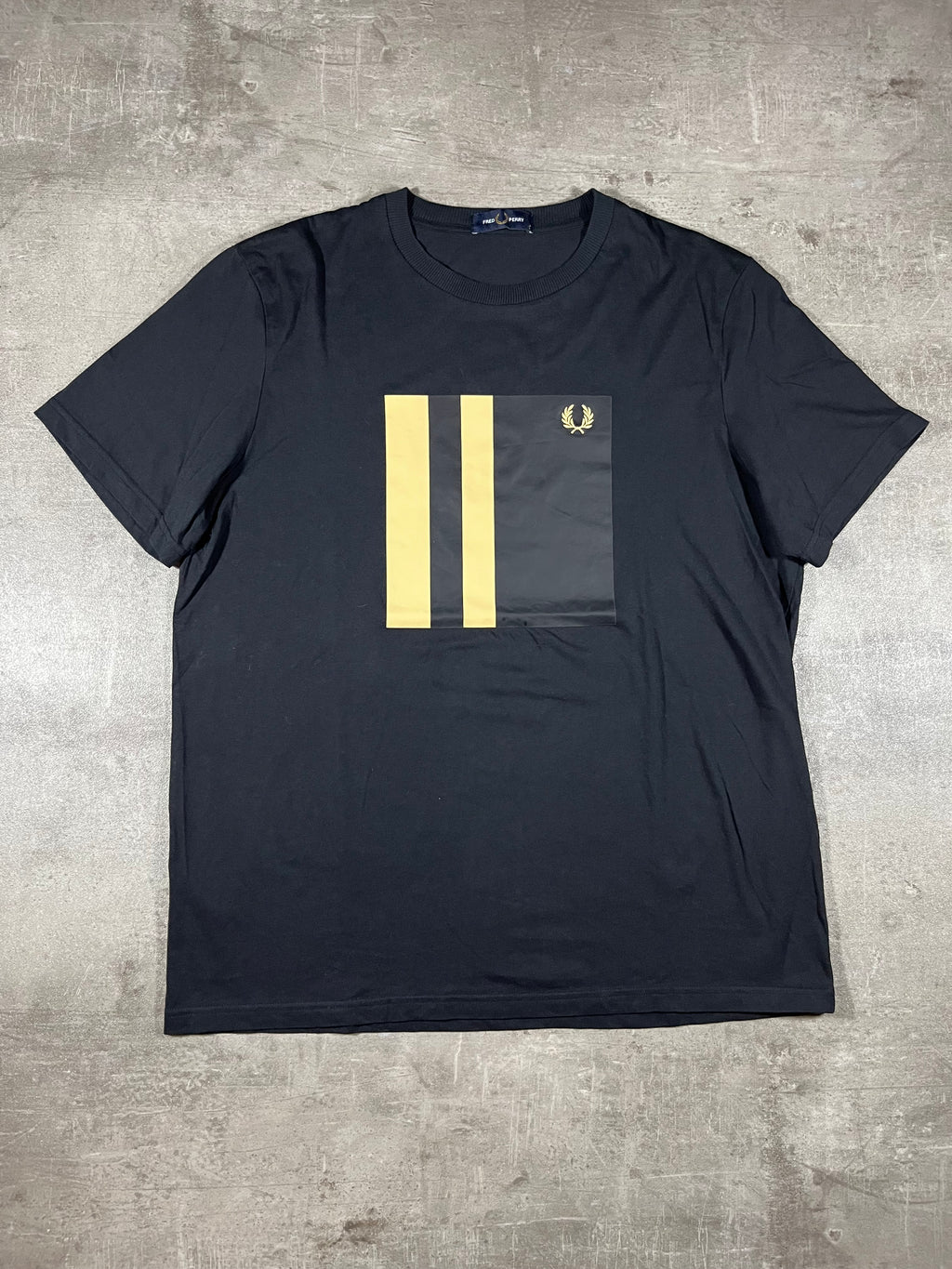 Fred Perry T-shirt Schwarz L