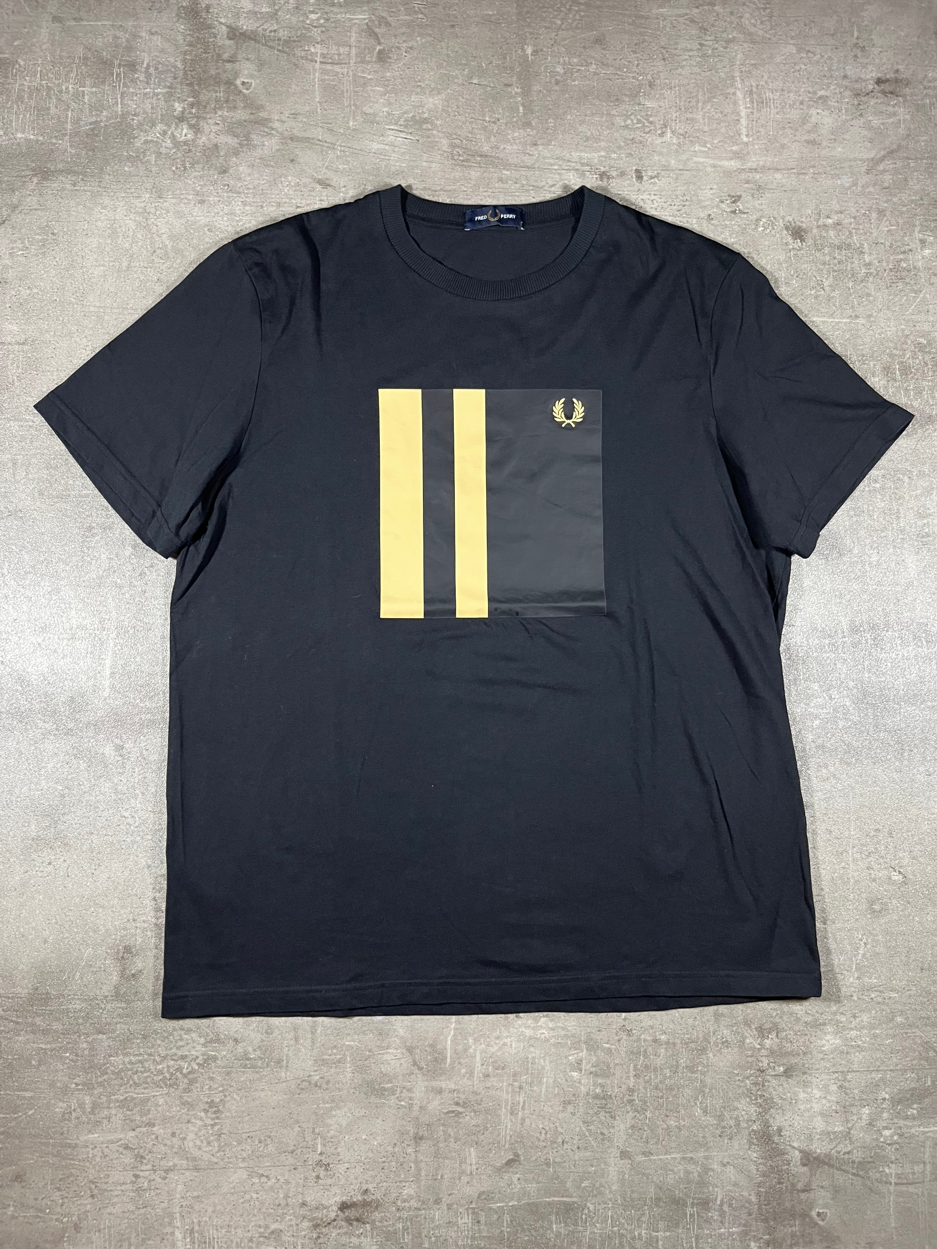 Fred Perry T-shirt Schwarz L